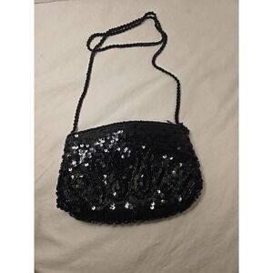 Vintage Carla Marchi Beaded Purse Formal Prom Homecoming Wedding Party‎ Black